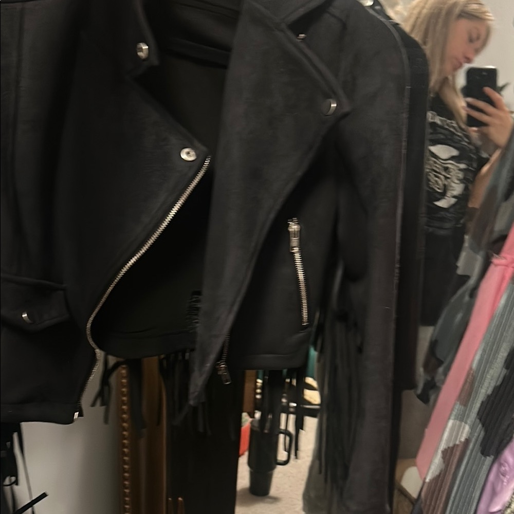 Women's Black Suede Jacket